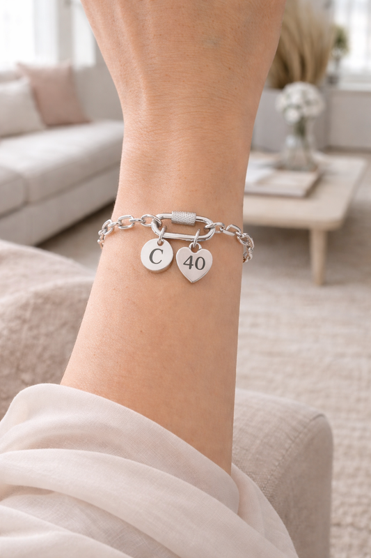 40th birthday bracelet