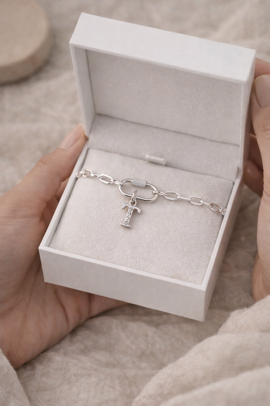 carabiner-initial-bracelet